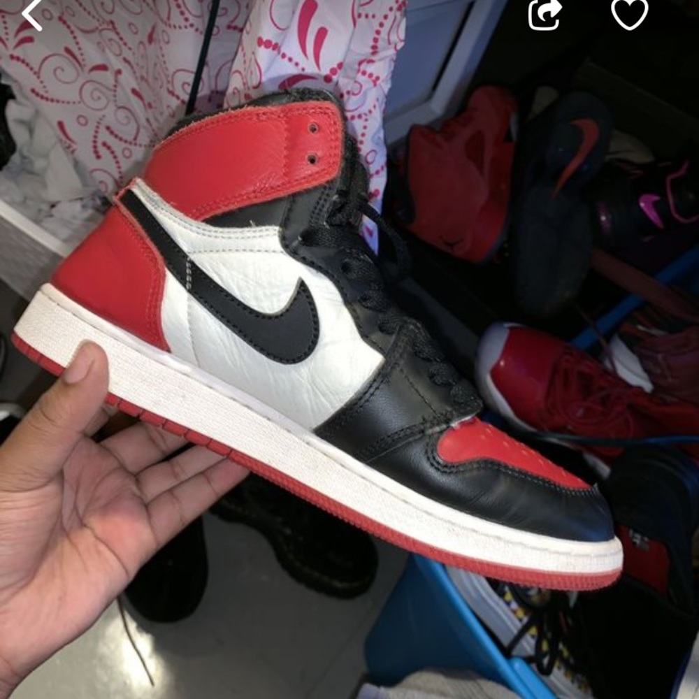 Red black and white retro ones